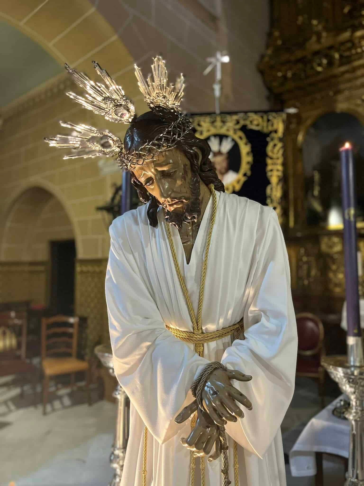 La imagen del Cristo del Calvario será restaurada por Santiago Molina