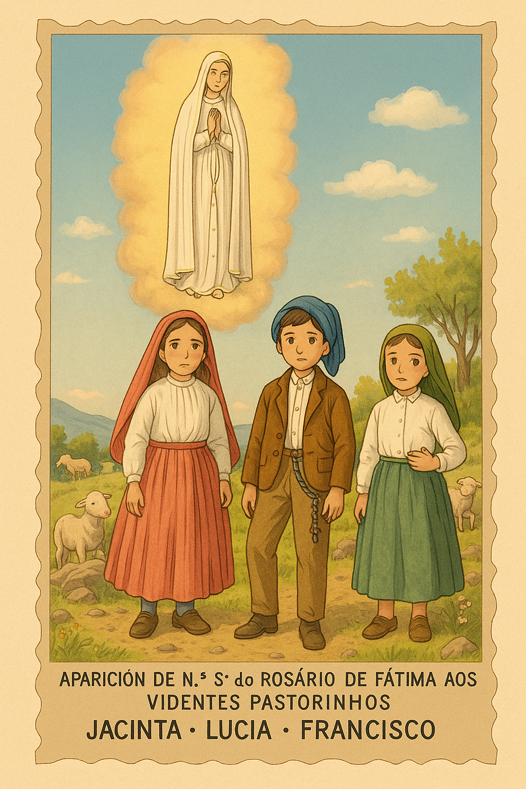 Historia de la Virgen de Fátima y Oraciones