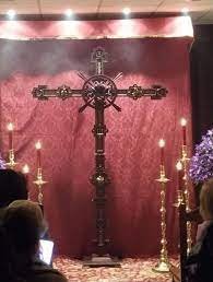 Nueva cruz guía Hermandad de la Expiración de Cabra