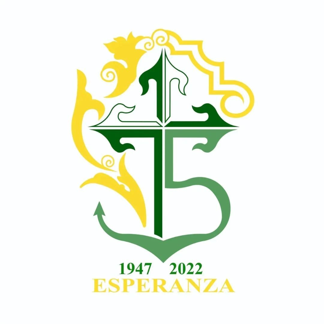 Logotipo de la Hermandad de la Esperanza de Cabra por su 75º aniversario